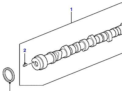 G02025 РАСПРЕДЕЛИТЕЛЬНЫЙ ВАЛ  Freelander 1 (L314)
