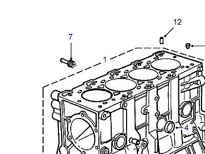 G02035 БЛОК ЦИЛИНДРОВ  Freelander 1 (L314)