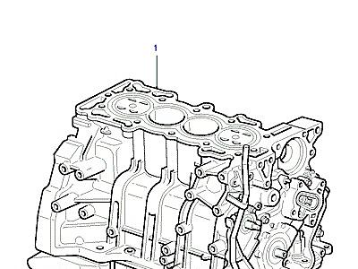 G02055 ENGINE SHORT  Freelander 1 (L314)