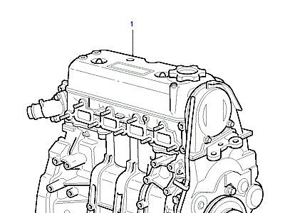 G02060 ENGINE STRIPPED  Freelander 1 (L314)