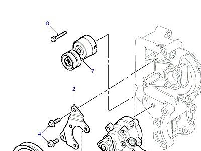 G02105 НАСОС УСИЛИТЕЛЯ РУЛЕВОГО УПРАВЛЕНИЯ  Freelander 1 (L314)