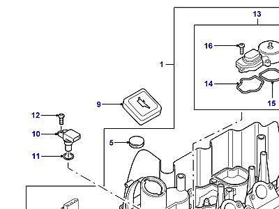 G03025 CAMSHAFT COVER  Freelander 1 (L314)