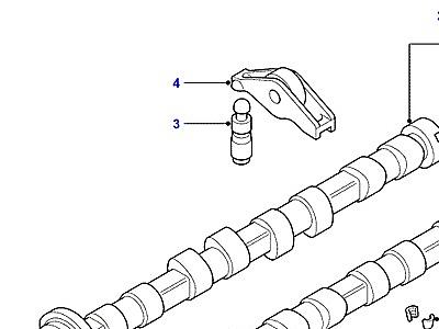 G03030 CAMSHAFT, VALVE GEAR  Freelander 1 (L314)