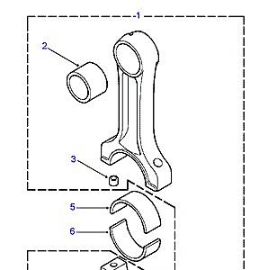 G03040 CONNECTING RODS  Freelander 1 (L314)