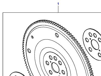 G04045 FLYWHEEL AND CLUTCH  Freelander 1 (L314)