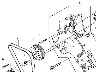 G04075 НАСОС УСИЛИТЕЛЯ РУЛЕВОГО УПРАВЛЕНИЯ  Freelander 1 (L314)
