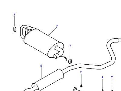 H01010 СИСТЕМА ВЫПУСКА  Freelander 1 (L314)