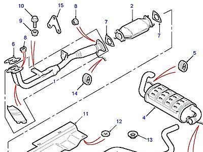 H01020 СИСТЕМА ВЫПУСКА  Freelander 1 (L314)