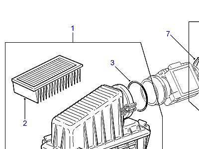 I01005 ВОЗД. ФИЛЬТР И СОПУТСТВ. ЭЛЕМЕНТЫ  Freelander 1 (L314)