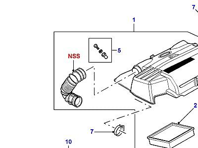 I01015 ВОЗД. ФИЛЬТР И СОПУТСТВ. ЭЛЕМЕНТЫ  Freelander 1 (L314)