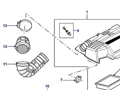 I01020 ВОЗД. ФИЛЬТР И СОПУТСТВ. ЭЛЕМЕНТЫ  Freelander 1 (L314)