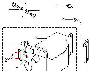 I01030 EVAP.LOSS CONTROL SYSTEM  Freelander 1 (L314)