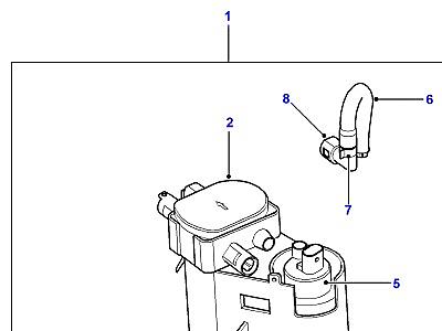 I01050 FUEL PUMP - REMOTE - LESS SEPARATOR  Freelander 1 (L314)