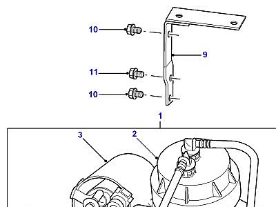 I01051 FUEL PUMP - REMOTE - WITH SEPARATOR  Freelander 1 (L314)