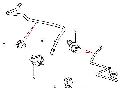 I01060 ТОПЛИВНЫЕ МАГИСТРАЛИ  Freelander 1 (L314)