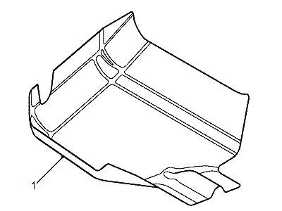 I01080 FUEL TANK ТЕПЛОЗАЩИТНЫЙ ЭКРАН  Freelander 1 (L314)