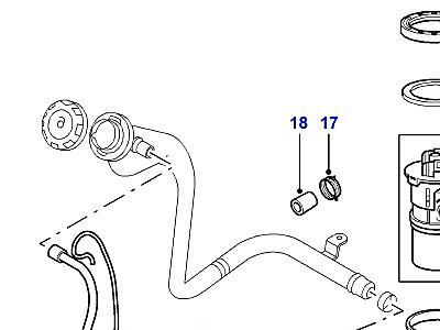 I01105 FUEL TANK SENDER AND MOUNTINGS  Freelander 1 (L314)