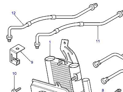 J03010 OIL COOLER - OIL TO AIR  Freelander 1 (L314)