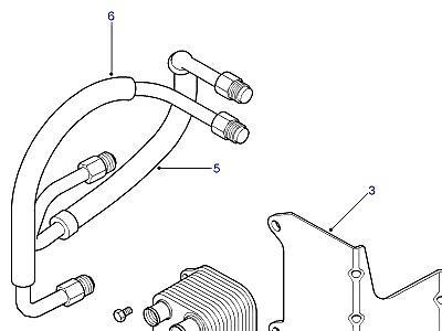 J03020 МАСЛЯНЫЙ РАДИАТОР  Freelander 1 (L314)