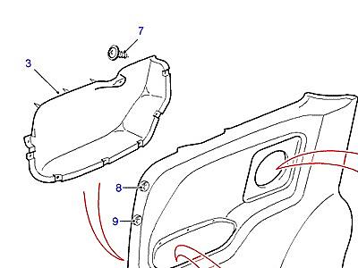 K01005 BODY SIDE TRIM  Freelander 1 (L314)