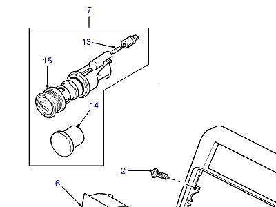 K01025 ЦЕНТРАЛЬНАЯ КОНСОЛЬ В СБОРЕ  Freelander 1 (L314)
