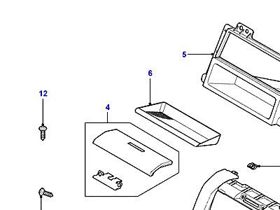 K01026 ЦЕНТРАЛЬНАЯ КОНСОЛЬ В СБОРЕ  Freelander 1 (L314)