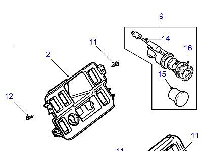 K01030 ЦЕНТРАЛЬНАЯ КОНСОЛЬ В СБОРЕ  Freelander 1 (L314)