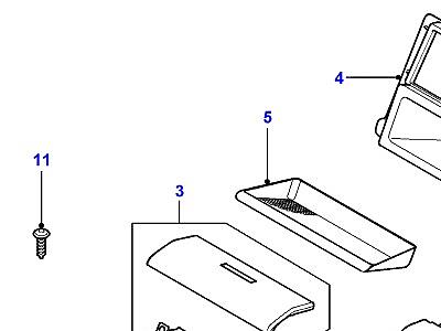 K01031 ЦЕНТРАЛЬНАЯ КОНСОЛЬ В СБОРЕ  Freelander 1 (L314)