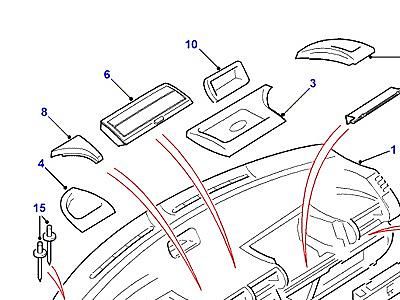K01050 ПАНЕЛЬ ПРИБОРОВ В СБОРЕ - LIGHT SMOKESTONE  Freelander 1 (L314)
