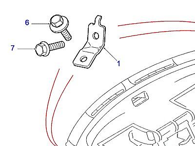 K01055 ПАНЕЛЬ ПРИБОРОВ BRACKETS  Freelander 1 (L314)