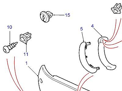 K01060 FRONT DOOR CASING  Freelander 1 (L314)