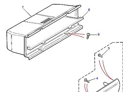 K01080 ОТДЕЛЕНИЕ ДЛЯ ПЕРЧАТОК  Freelander 1 (L314)