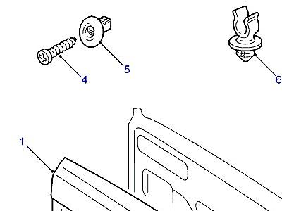 K01175 REAR END DOOR CASING  Freelander 1 (L314)