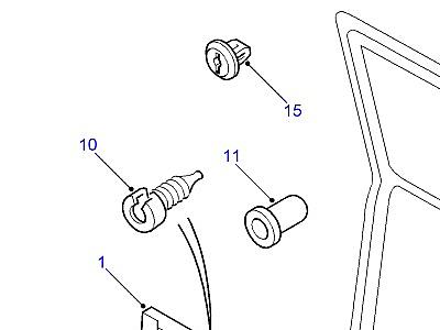 K01185 REAR SIDE DOOR CASING  Freelander 1 (L314)