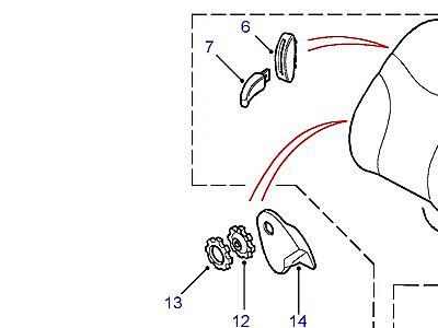 N02025 ПЕРЕДНИЕ СИДЕНЬЯ  Freelander 1 (L314)
