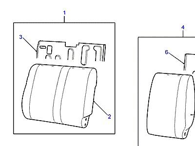 N02135 REAR SEAT - TRIPLE  Freelander 1 (L314)
