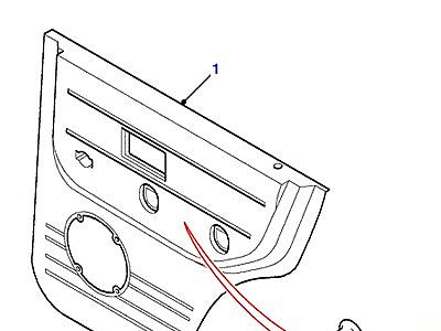 O01025 DOOR CASINGS-M25 & MILLENNIUM  Freelander 1 (L314)