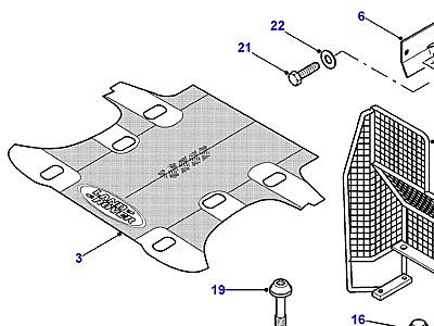 O03015 COMMERCIAL - BULKHEAD & REAR FLOOR  Freelander 1 (L314)