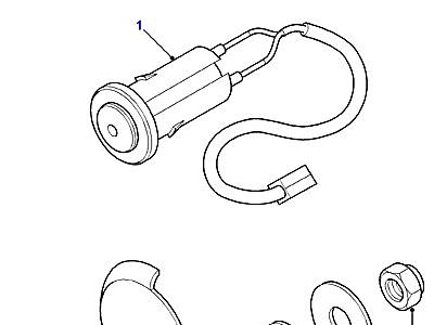 O03020 COMMERCIAL - TAILGATE RELEASE  Freelander 1 (L314)