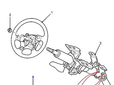 P03020 РУЛЕВАЯ КОЛОНКА  Freelander 1 (L314)