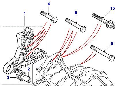 R01030 MOUNTINGS- БЕНЗИН  Freelander 1 (L314)