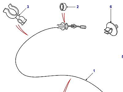 S01005 ACCELERATOR CABLE  Freelander 1 (L314)