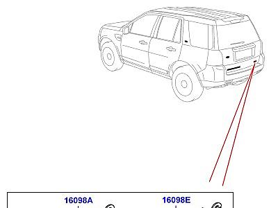 100AAD ПАСПОРТНЫЕ ТАБЛИЧКИ  Freelander 2 (L359)