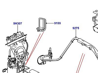303ACJ8 ТОПЛИВНЫЙ НАСОС И ДАТЧИК SI6 3.2L БЕНЗИН  Freelander 2 (L359)
