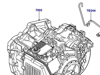 313AFWQ АКПП В СБОРЕ И ПРИВОД СПИДОМЕТРА 6 SPEED AUTO  Freelander 2 (L359)
