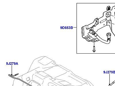323AJU8 ТОПЛИВНЫЕ МАГИСТРАЛИ SI6 3.2L БЕНЗИН, ЗАДНИЙ  Freelander 2 (L359)