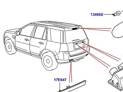 416AEX ЗАДНИЕ ФОНАРИ  Freelander 2 (L359)