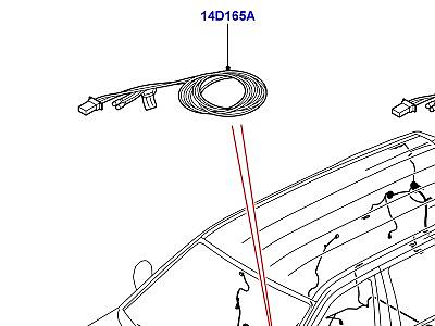 418AFY ЭЛЕКТРОПРОВОДКА - ШАССИ  Freelander 2 (L359)