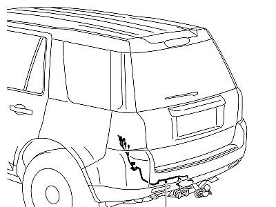 418AGM ЭЛЕКТРОПРОВОДКА КУЗОВА И ЗАДКА TOWING  Freelander 2 (L359)