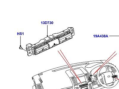 420AHN ПЕРЕКЛЮЧАТЕЛИ ПАНЕЛЬ ПРИБОРОВ И КОНСОЛЬ  Freelander 2 (L359)